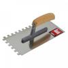 AW Tools Stainless Steel Wooden Handle Notch Trowel