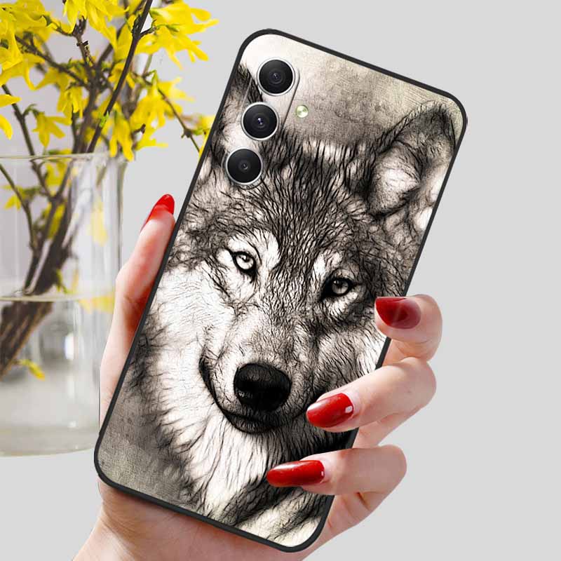 

For Samsung Galaxy A16 Case Lovely Black Silicon TPU Soft Phone Cover for GalaxyA16 A16 4G 5G A 16 Shockproof Bumper Shell New Galaxy A16 4G 5G