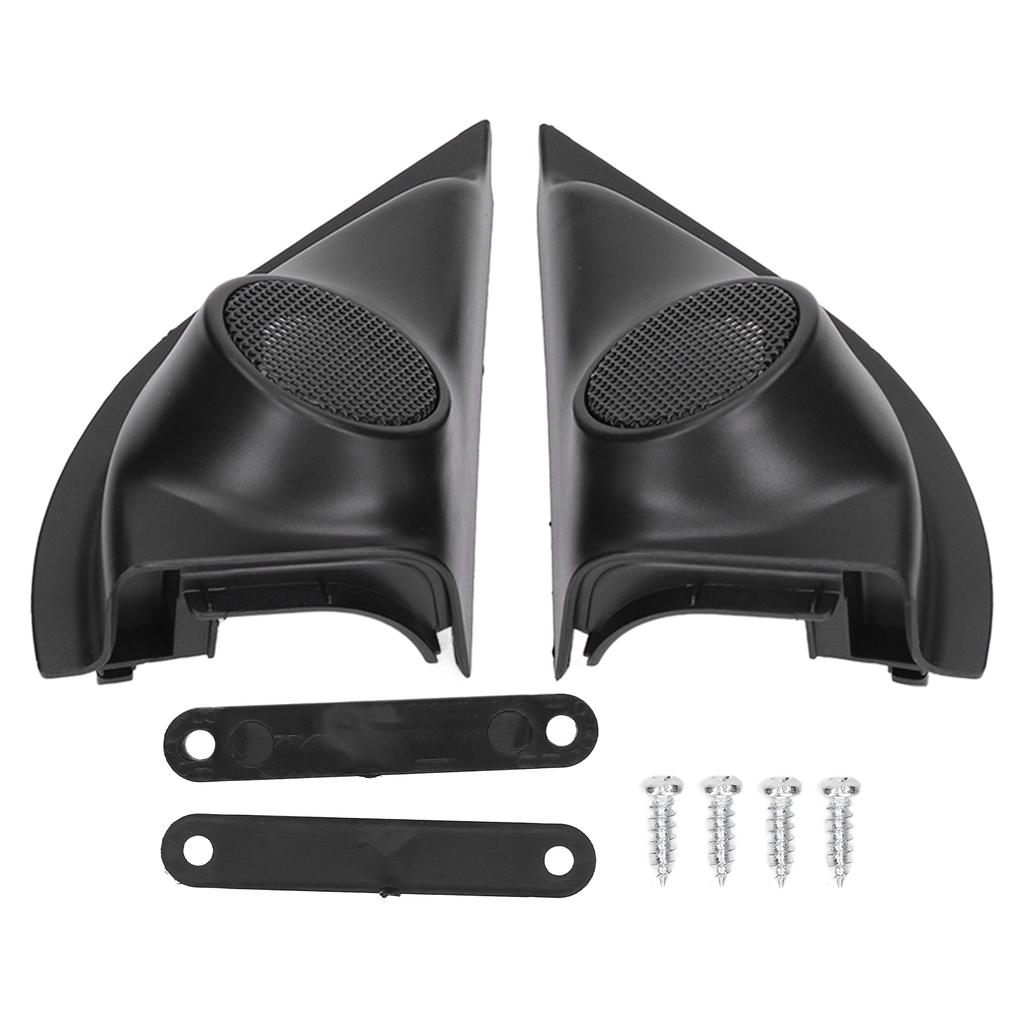 2pcs Door Pillar Tweeter Cover Trim Car Adaptations Replacement for HRV Vezel XRV CRV 20132018