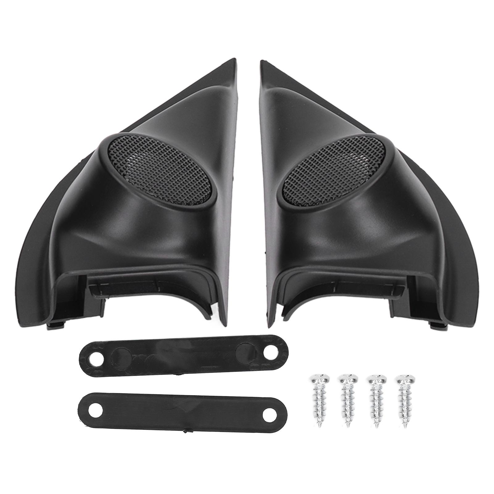 

2pcs Door Pillar Tweeter Cover Trim Car Adaptations Replacement for HRV Vezel XRV CRV 20132018