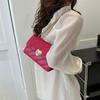 Stilvolle gesteppte PU-Handtasche für Damen in Schwarz, Khaki, Pink und Weiß. Perfekt für den lässigen Chic.