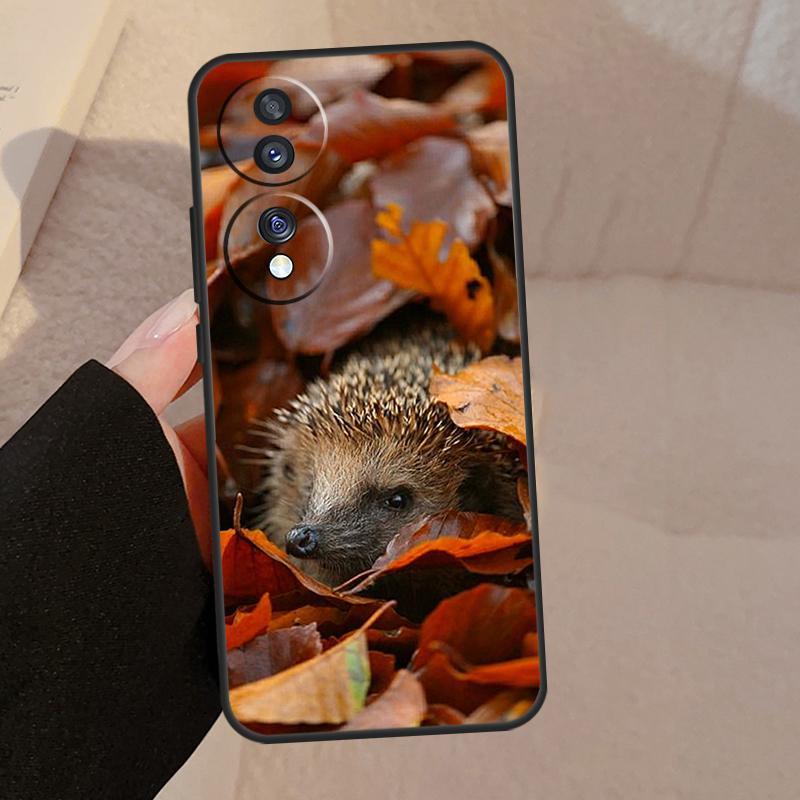 Cute Little Hedgehog For Honor Magic 5 6 7 8 Pro Case For Honor X9d X9a X9b X9c X8c X8b 50 70 90 200 400 Lite Win