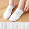 10Pairs Thin Cute Boat Socks Sweet Bear White Socks Fashion Women Invisible Socks  Comfortable