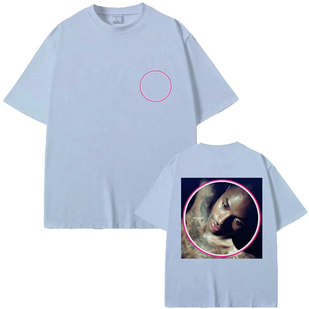 Steve Lacy 2026 New Album Oh Yeah? Graphic Print Cotton T-shirt Fashion Women Men Unisex Casual Loose Tee Round Neck Tops Summer