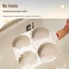 Non-Stick Deep Maifan Stone Pancake Frying Pan with Four-Hole Design for Easy Breakfast Cooking