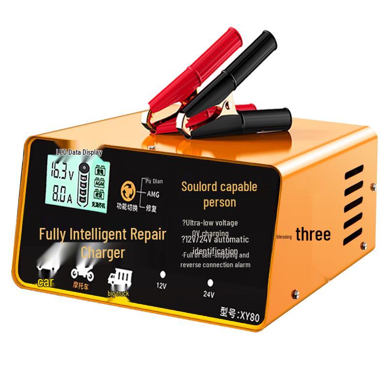 Soulor 12V/24V Universal Car Battery Charger & Repairer