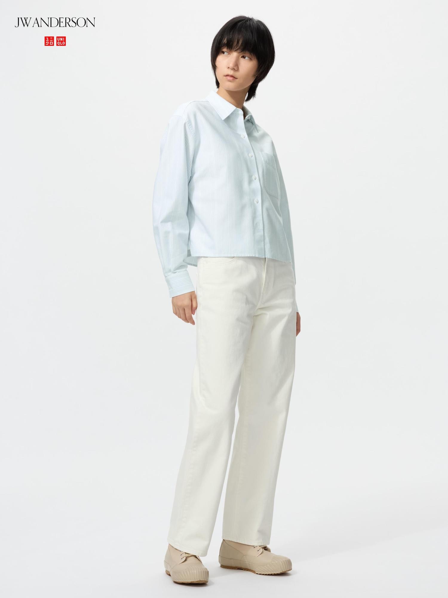 Прямые джинсы Uniqlo Japan 01 OFF WHITE/21