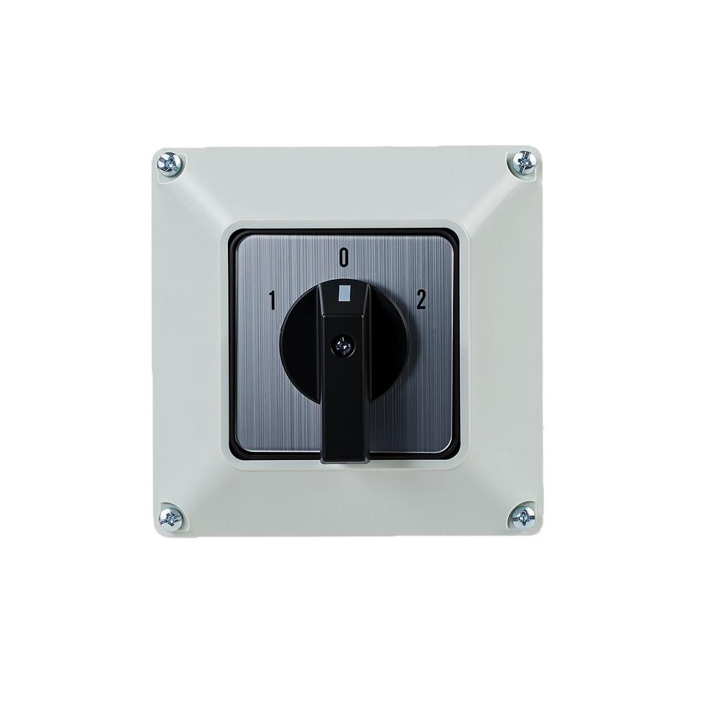 Zhuochao SZW26-160/D202.2BF Universal Changeover Switch: 2 Sections, 3 Gears, Protective Box