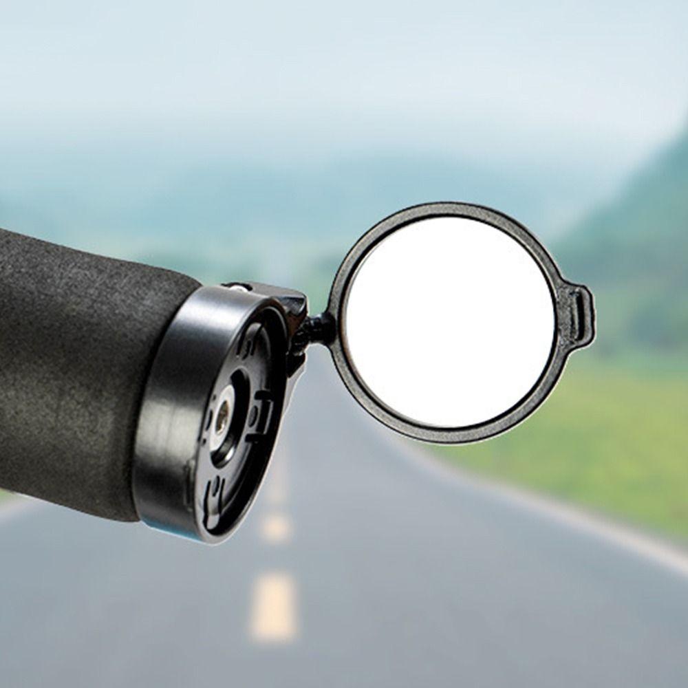 Black Bicycle Rearview  Mirrors Handle Rearview Mirror Cycling Rear View