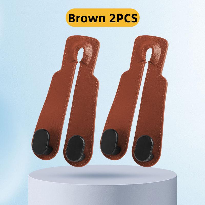 Soft Car Headrest Hooks Hanger for Bag Seat Back Organizer Holder Clips Auto Fastener Hooks Car Storage Hook Mobile Phone Holder