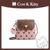 Bag Women's Bag New Retro Old Flower Printing Mobile Phone Bag Women's Mini Shoulder Messenger Bag Light Bucket Bag