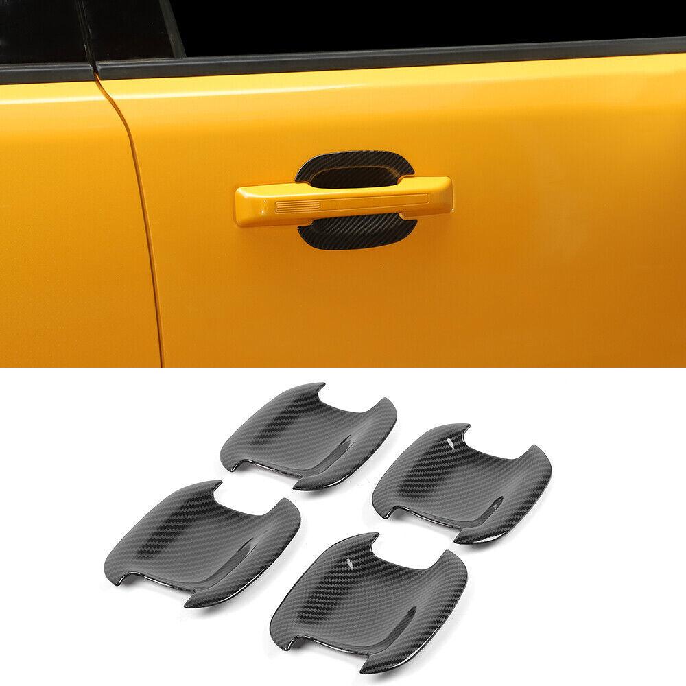 

Для Ford Bronco Sport 2025 2025 4 шт. Серебристый АБС Пластик Наружная Накладка на Ручку Двери Чашка Защитная Накладка Аксессуары Хром