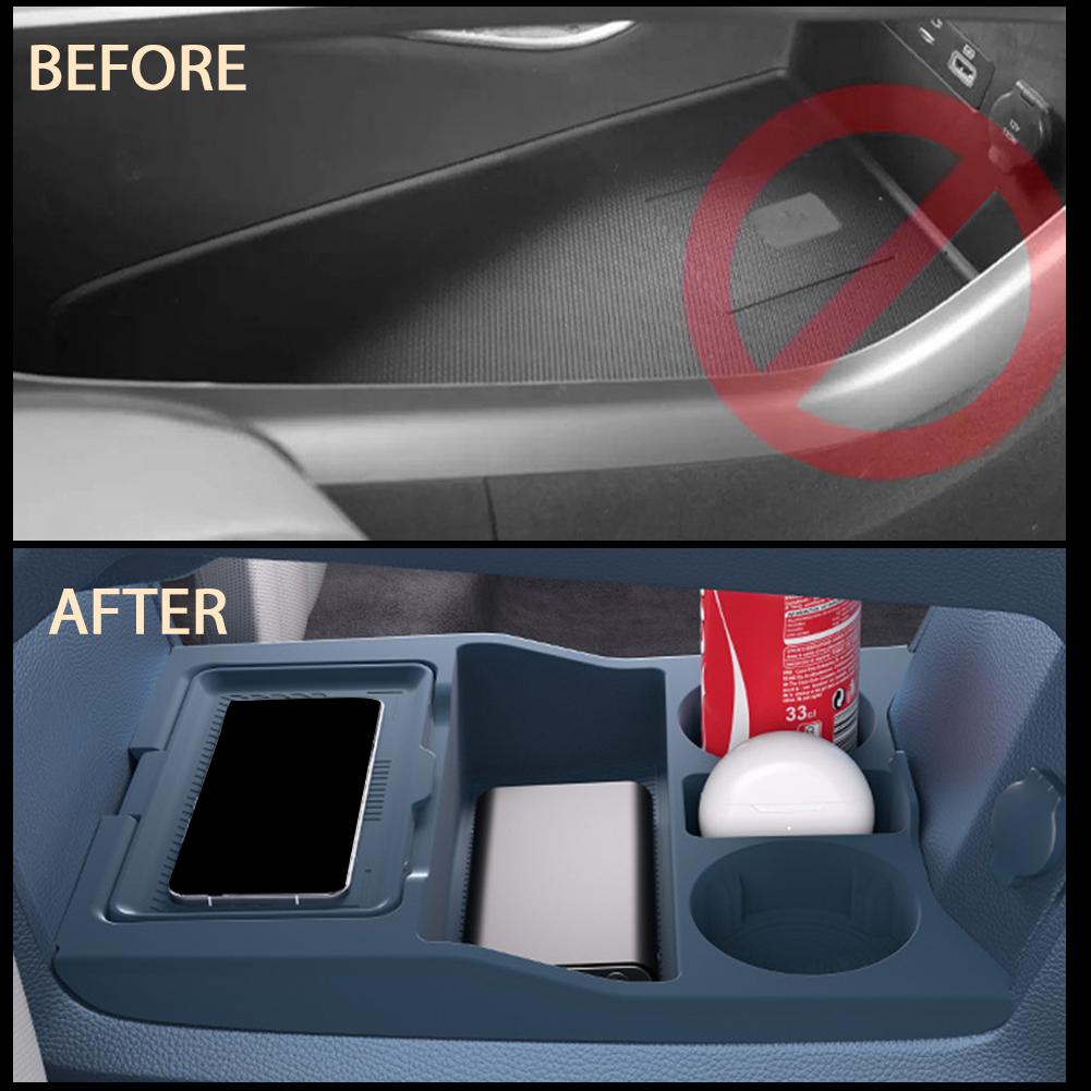 Lower Central Control Storage Box For Chery Tiggo 9 And Tiggo 8L CSH PHEV Center Console Storage Box Organizer Tray Tidying T9Z1