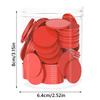 100pcs Plastic Counting Chips Addition Subtraction Operation Board Games Tokens Teaching Tool Colored Round Poker Chips