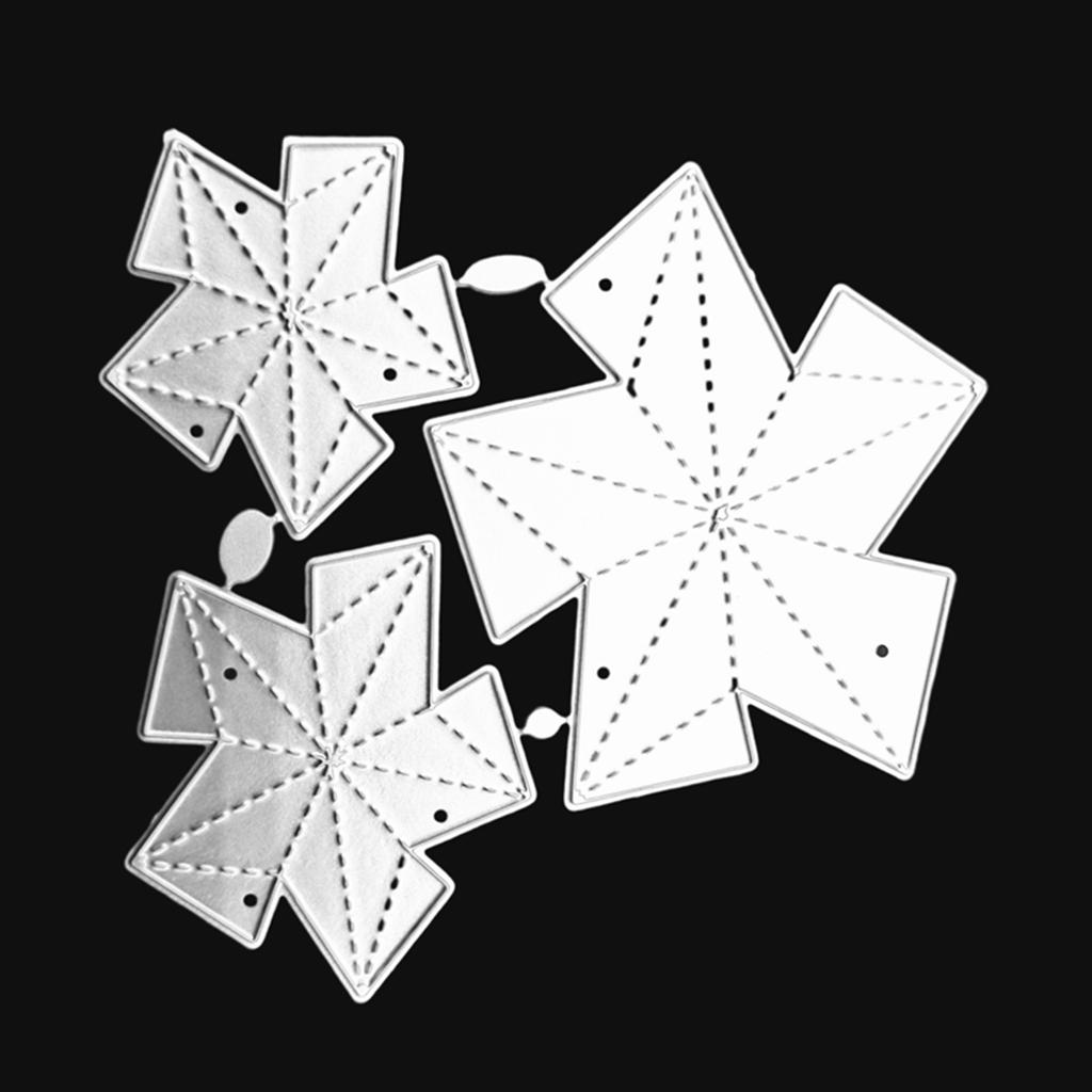 Star Shape Die Cut Metal Embossing Stencils Carbon Steel Cutting Dies for Card Making Scrapbooking Craft Embellishments