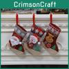 Festive Santa Claus Sock Cartoon Cloth Small Gift Bag Creative Wholesale