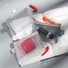 Cosmetic Bag Mesh Zipper Bag Card Bag Mini Coin Purse Creative Transparent Nylon Coin Bags  Girl