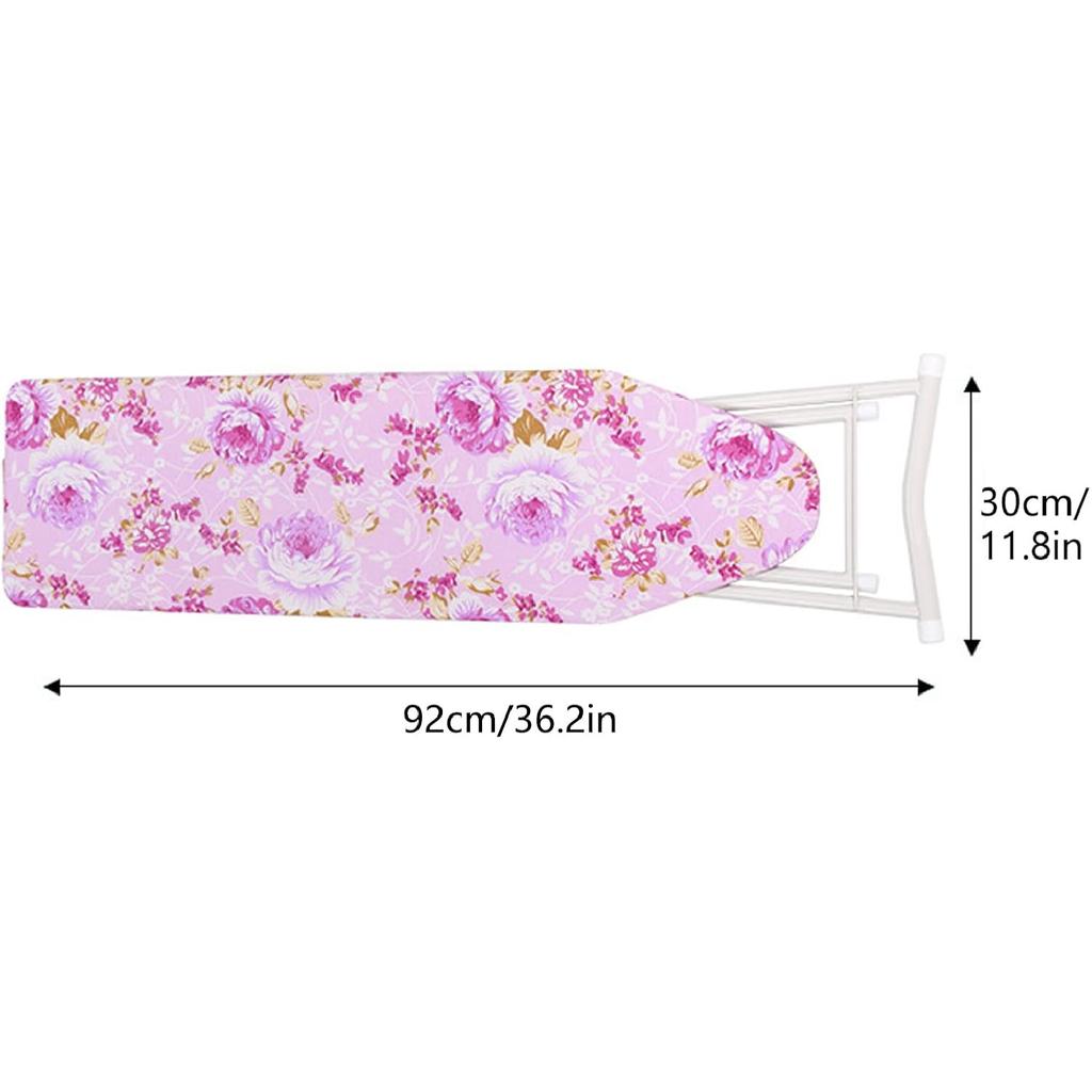 Ironing Board Extra-Wide Height Adjustable Smooth Edge Good Load-Bearing Non-Slip Wear Resistant Ironing Clothes Clothes Ironing Board with Heavy