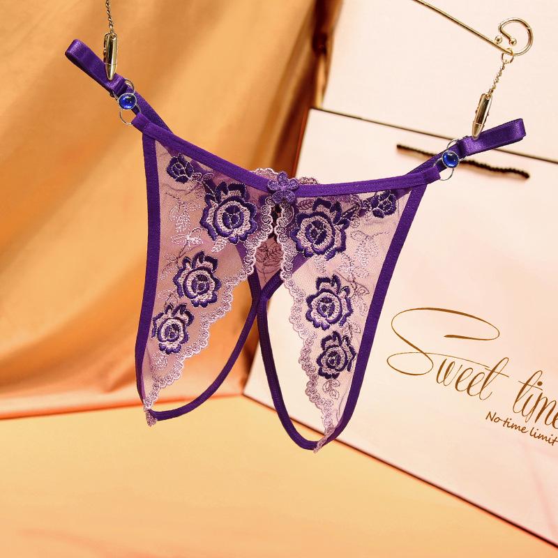 Light Ripe Women's Fancy Adjustable Belt Women's Large Size Panties Sexy Open Crotch Bed Hot Flirting Temptation Thong