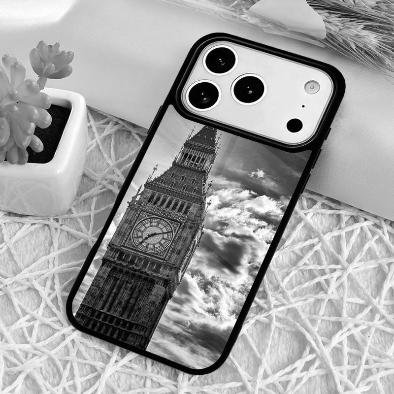 London big ben Bus Phone Case for iPhone 17 Air 16 15 11 12 14 13 Pro Max Shockproof Cover