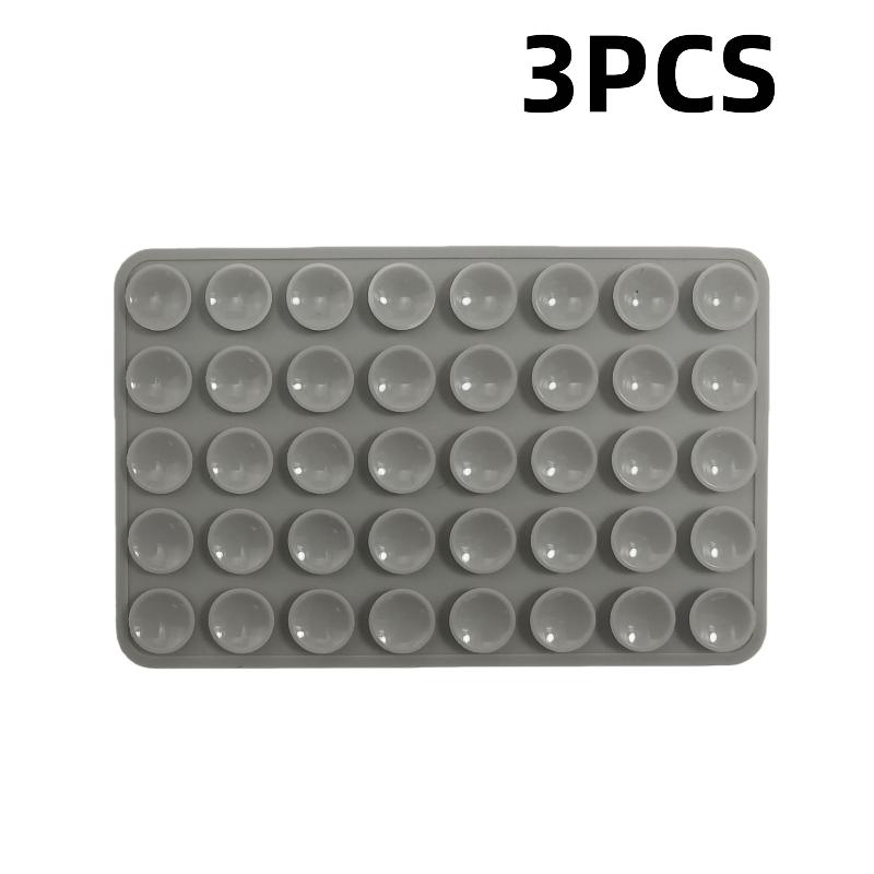 1/3Pcs Mobile Phone Silicone Sucker Pad Double Sided 40 Suction Cup Phone Holder Detachable Anti-slip Fixture