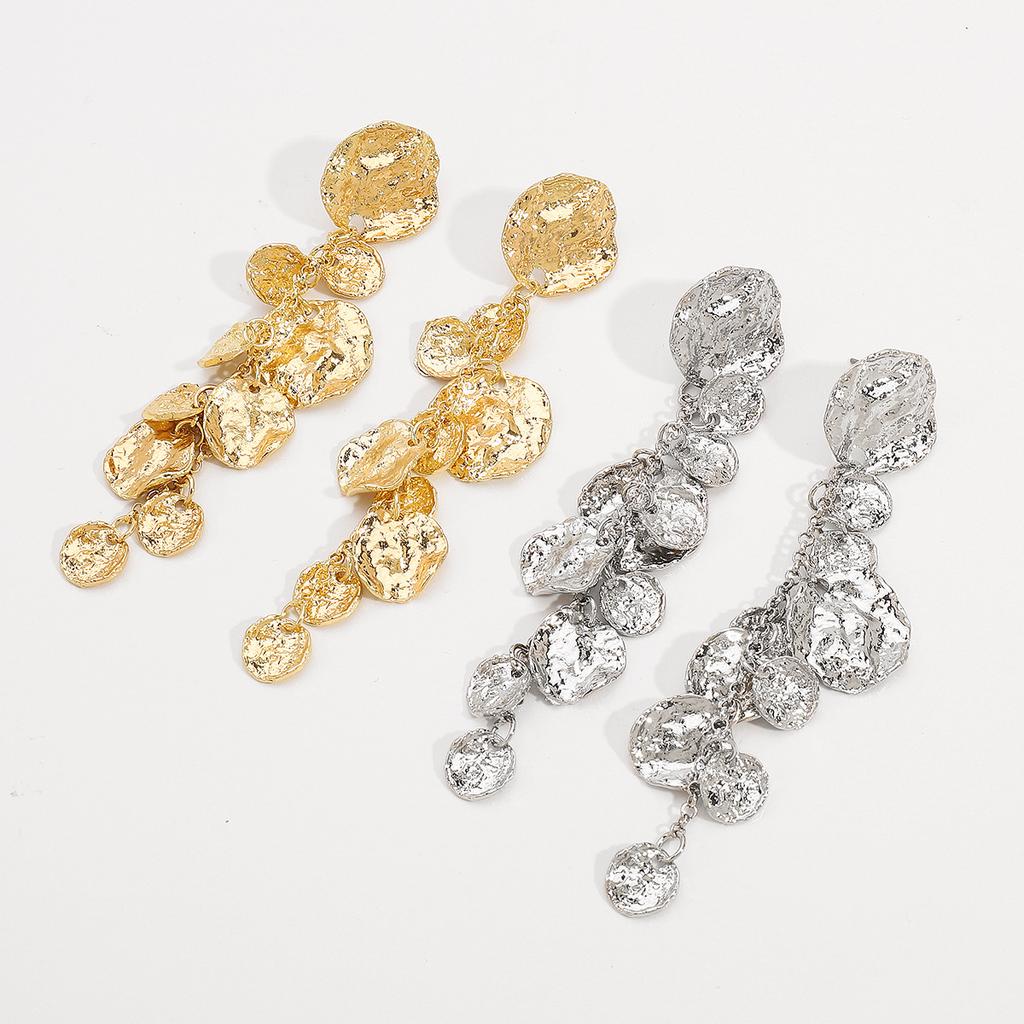 Personalisierte Retro Lange Runde Anhänger Ohrringe Personalisierte Mode Luxus Hochzeitsparty Damen Ohrringe Feiertagsschmuck Geschenk