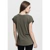 T-shirt femme - Urban Classic - Extended - Couleur olive - Manches longues - 100% coton