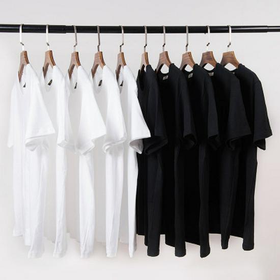 

«Летняя молодежная футболка без воротника с пейзажем 2024 года, белая, корейский стиль»