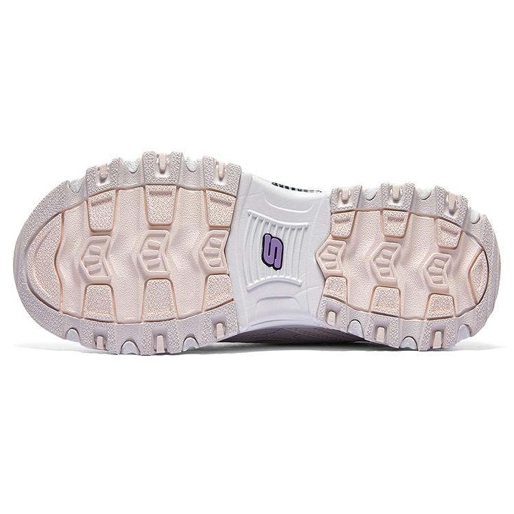 Skechers Antiscivolo, Resistenti all'abrasione, Anti calcio Scarpe Lifestyle Basse per Bambini Lavanda Adolescenti 302526L-WLV
