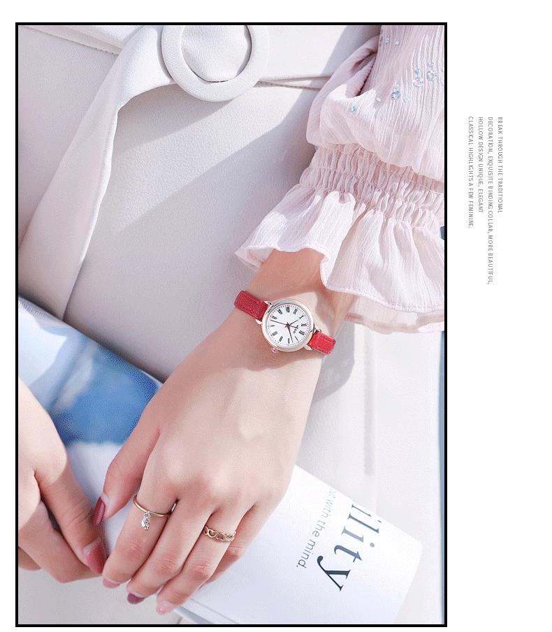 Kezzi Women's French Niche Watch: Elegant Minimalist Dial, Mori Girl Style, Light Luxury for Female Students