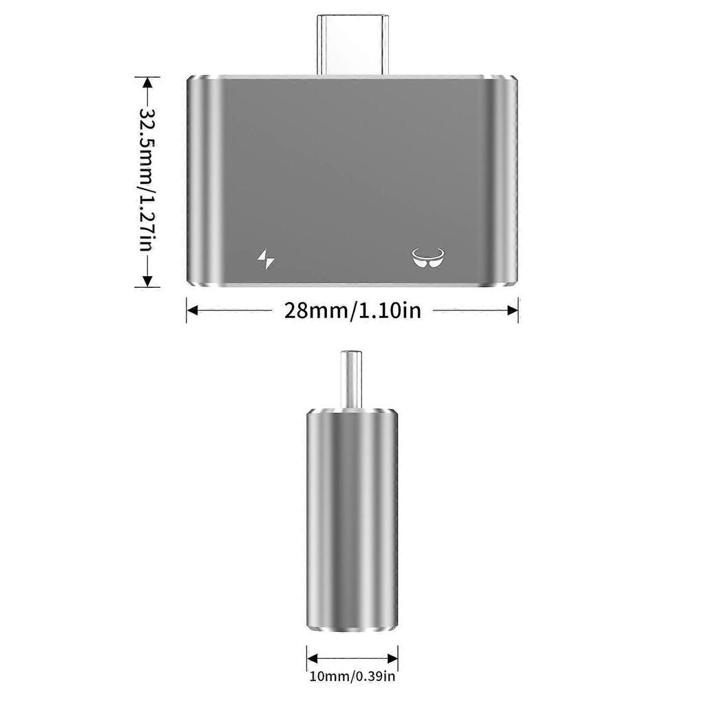 Adapter USB C do Okularów AR i Ładowania dla AIR/2 Obsługuje Szybkie Ładowanie do PD100W i Wyjście Wideo 4K 60Hz