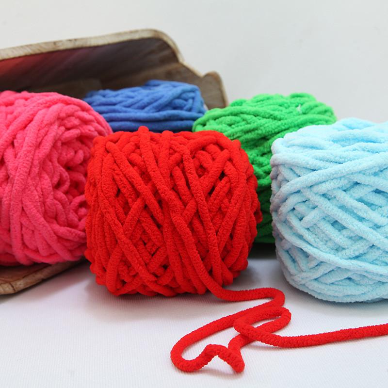 Fio Grosso Único Multicor Para Projetos de Tricô Artesanal e Uso Doméstico DIY