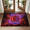 AC Milan Design Crystal Velvet Rug Soft Decorative Mat for Bedroom Entrance