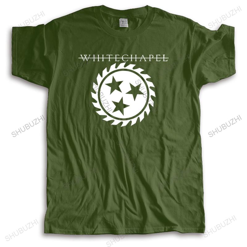 Новая модная черная футболка с логотипом Whitechapel Deathcore Rock Band унисекс размеры от S до 2XL хлопковая короткая брендовая одежда футболка унисекс европейского размера L 2228₽
