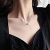 D-letter Necklace Female Niche Design Simple Online Celebrity Temperament Light Luxury Necklace Pendant Clavicle Chain Does Not Fade.