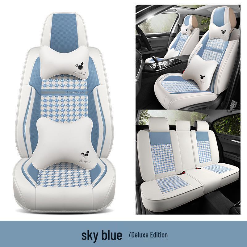 Ice Silk Seat Cover for Great Wall Fengjun 5 - All-Season, Full Surround, Universal Fit for European Trucks