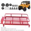 RC Roof LED Toy Carrier for RC Radio Control RC Metal Roof Rack RC Model Car Assembly Parts Tower of Pisa Rack, Cars, & Box, (Red, Style)