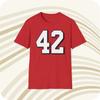 Ronnie Lott #42 San Francisco 49'ers NFL T-Shirt - Vorder- & Rückseite bedruckt