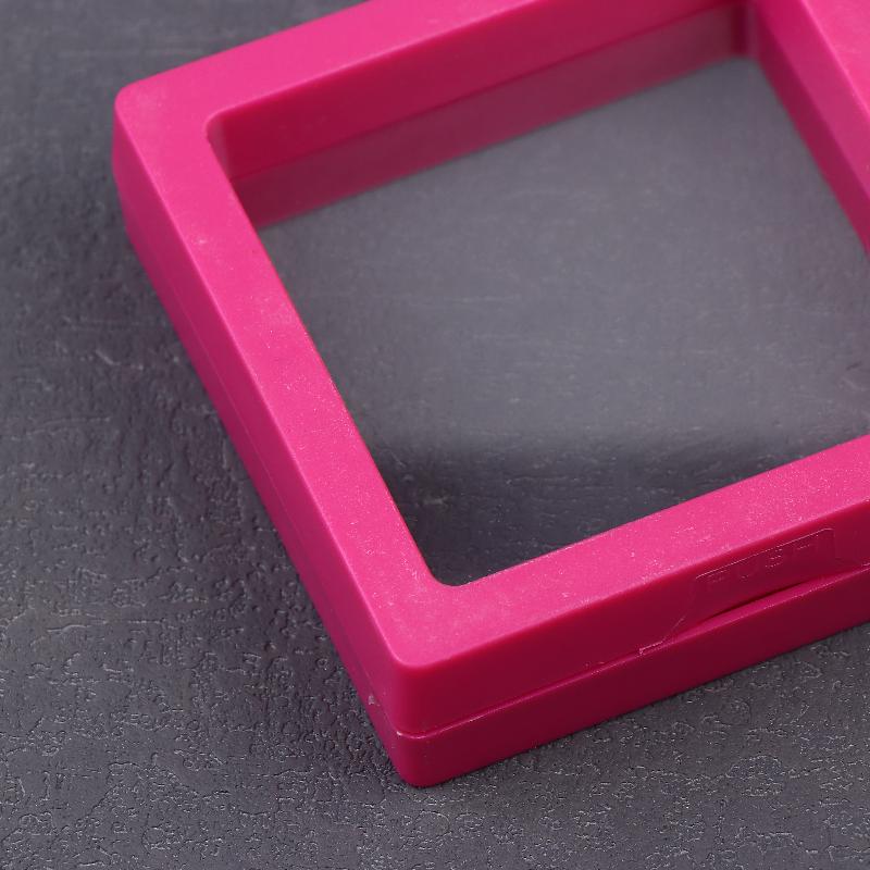10Pcs Transparent Floating Display Box Plastic Film Jewelry Packaging Box Jewelry Necklace Ring And Collectible Storage Box