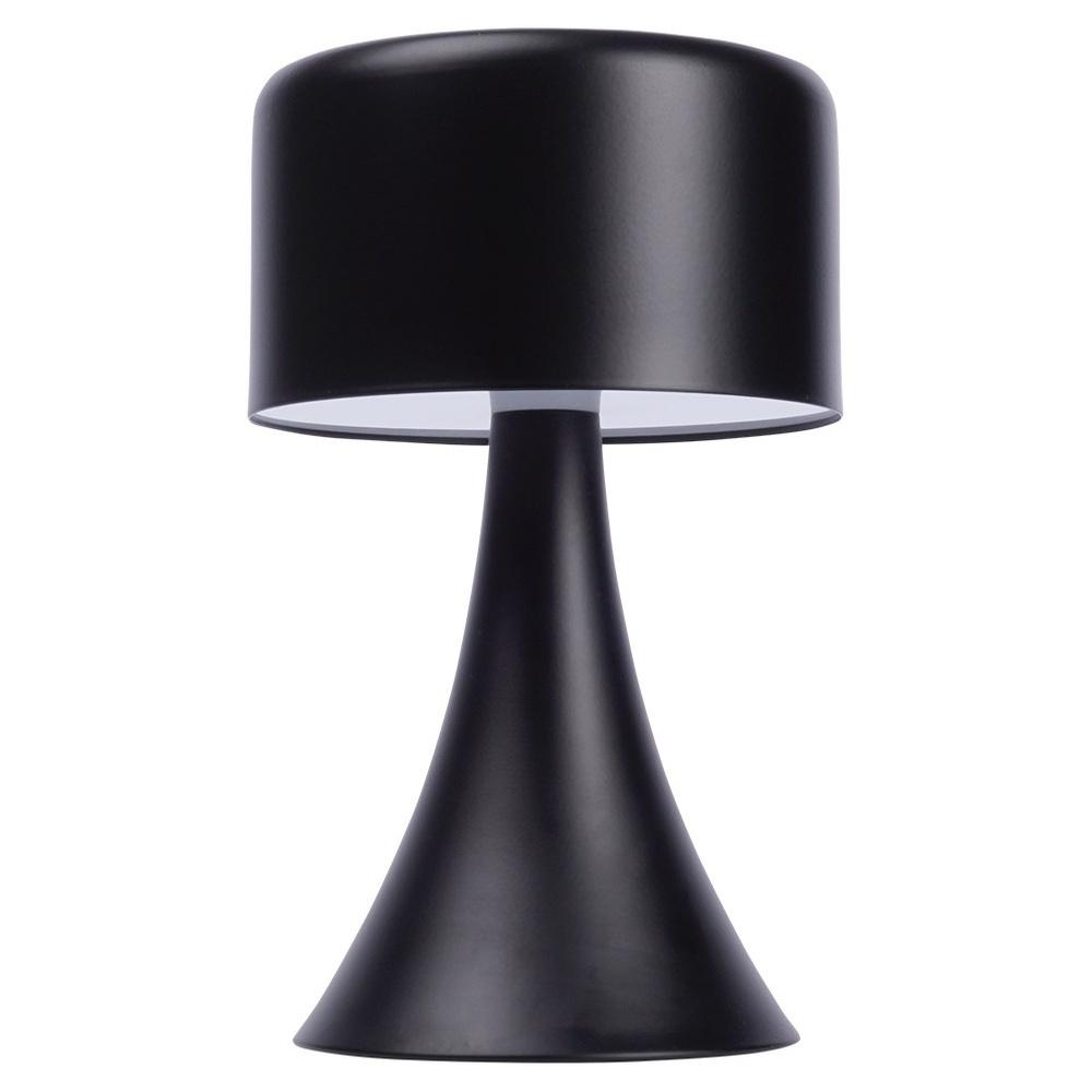 Wireless Black Metal LED Table Lamp 20.5cm