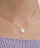 Tatiana (Silver925) Mother Of Pearl Heart Necklace Nz2037