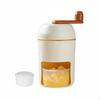 Ice Generator, Manual Shaved Machine, Portable, Home Kitchen, Small Offwhite