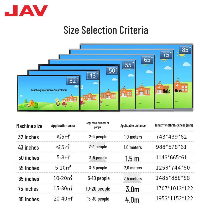 JAV Interactive Smart Flat Panel Display (CN version)