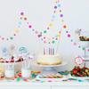 Round Dots Polka Dot Garland Colorful Colorful Dot Garland  Wedding Decorations