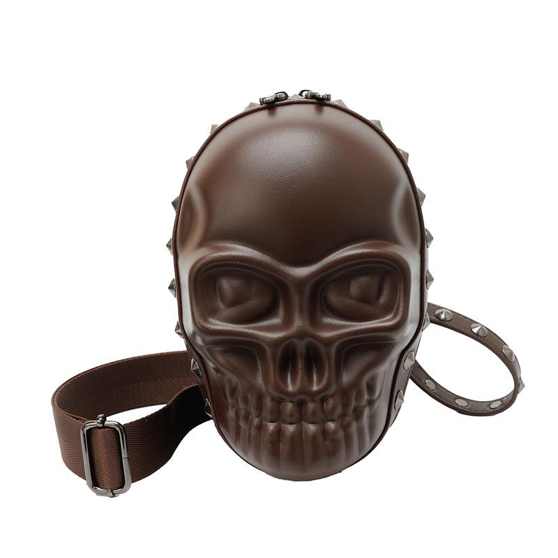 

Fashion female shoulder bags for women 2025 skull shape women s handbags purses leather crossbody bag totes luxury designer bag
