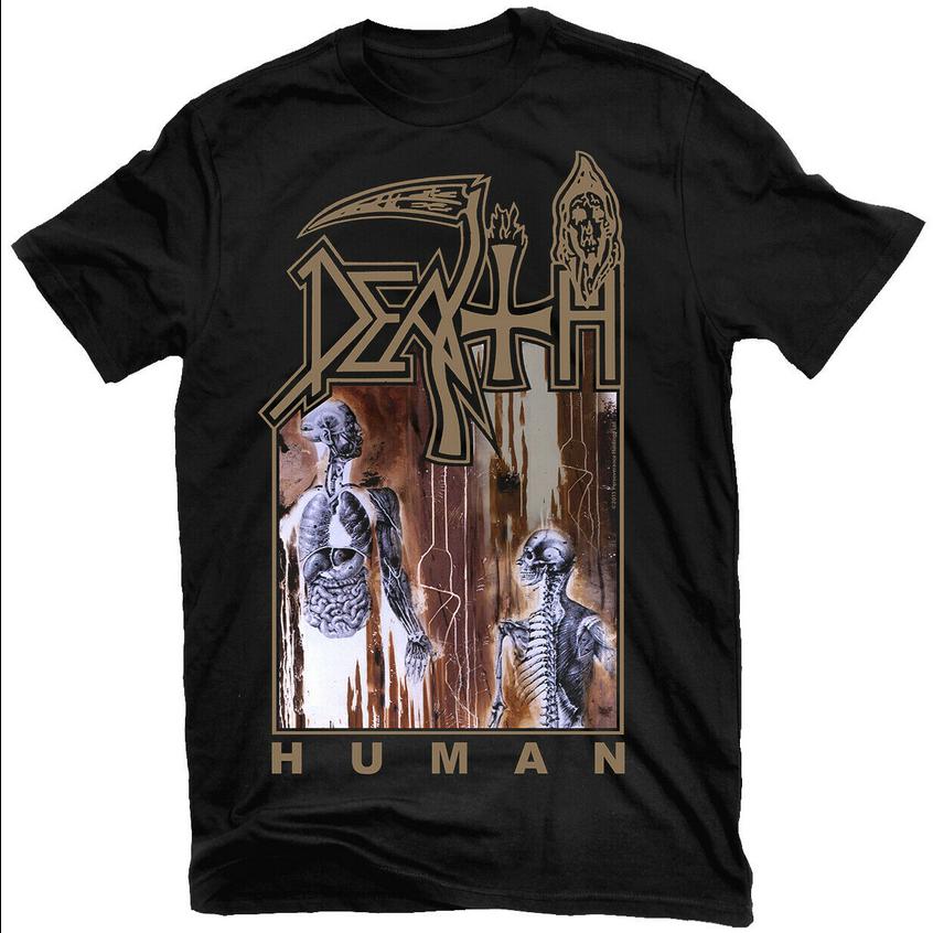 

Винтажная футболка унисекс Death Band Human Heavy Black S