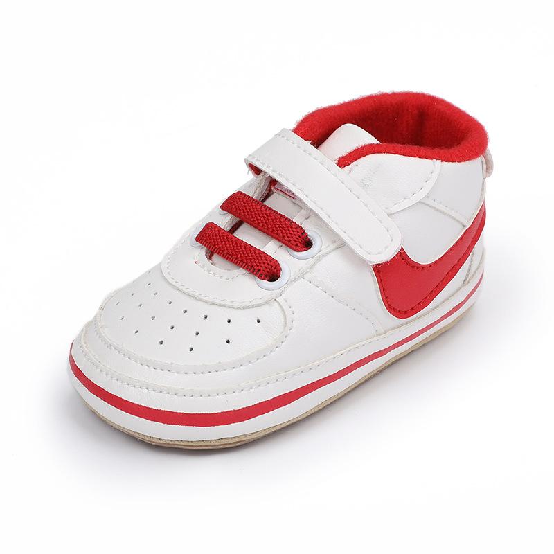 Newborn Baby Shoes Boy Girl Sport Rubber PU Leather Multi-Color First Walker Casual Sneakers Baptism Shoes 0-18M