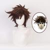 Eileen Bizarre Adventure Golden Wind Joseph Joestar Paruka Tepelně odolná paruka Halloween Vánoční kostým Síť na paruku Včetně JoJo's +
