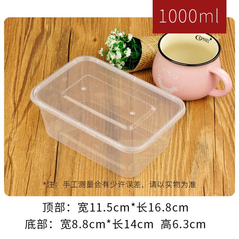 Hanyou Disposable Transparent Food Containers