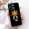 For OPPO A6s CPH2789 2026 Fashion Crown Letter Phone Case For Oppo A6S 5G Soft Silicone TPU Cases